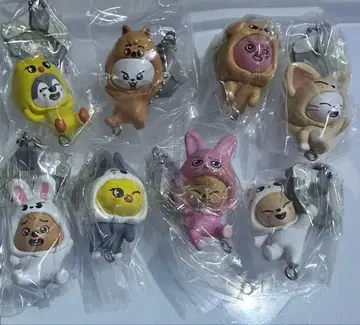 SKZOO 집게로 집어 연결하는 마스코트 vol.2 볼체인 컴플리트