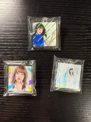 오하시 아야카 싱글 자켓 키링 3개 세트 메모리얼 박스