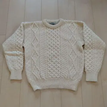 아란 크라프트 피셔맨 스웨터 사이즈 S 아일랜드 제