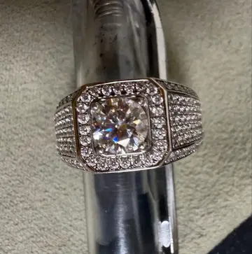 모이사나이트 반지 US 10호