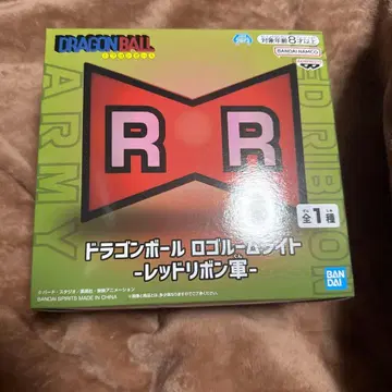 드래곤볼 로고 룸 라이트 레드 리본 군