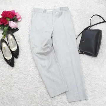 G7547*BEAMS 빔즈 트라우저 팬츠 슬랙스 그레이 S