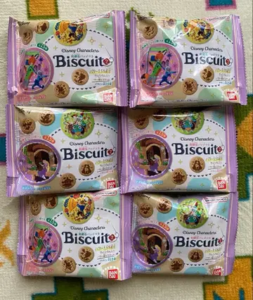 디즈니 자수캔 비스킷 6개