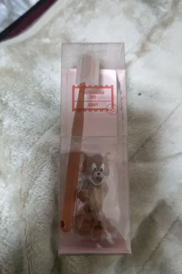 제리 피규어 부착 칫솔 럭키 유