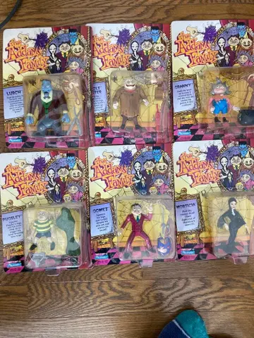 Playmates제 액션 피규어 아담스 패밀리 6체 세트