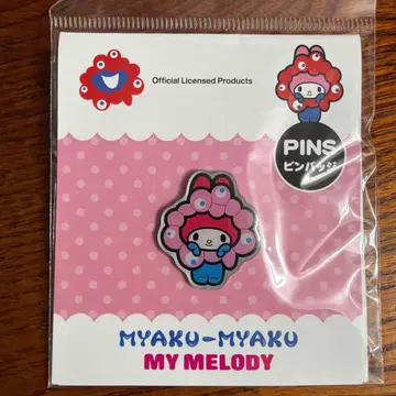 마이멜로디 미야쿠미야쿠 핀 배지 EXPO2025 오사카 간사이 만박