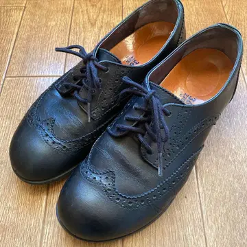 빌켄스탁 가죽 신발 레이스업 슈즈 블랙 36 23cm