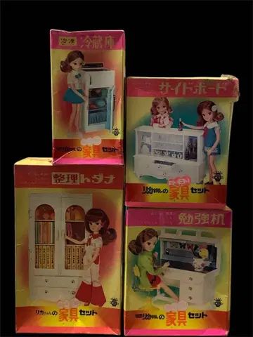 리카짱 화이트 가구 시리즈 쇼와 레트로 묶음 판매