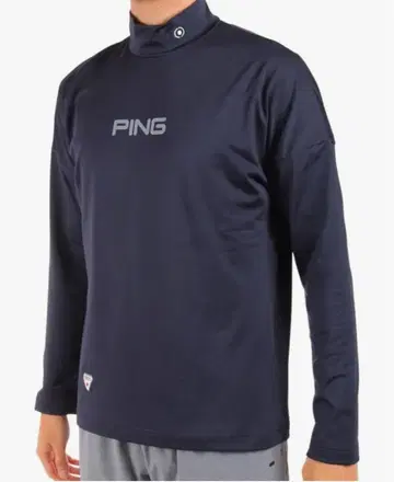 PING 네이비 하이넥 셔츠 LL 사이즈