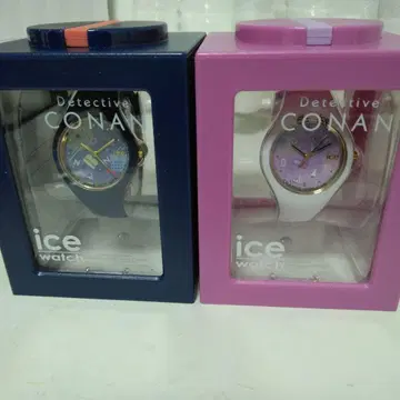 미사용 새상품 명탐정 코난 ice watch 2색 세트