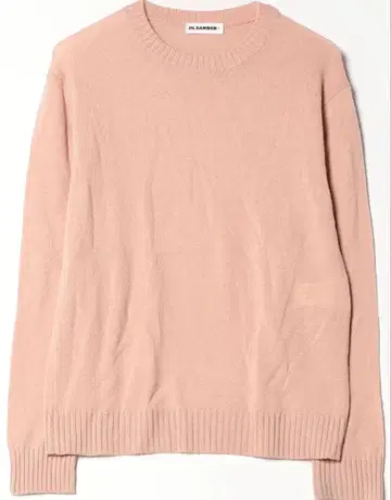 질 샌더 핑크 크루넥 니트 스웨터 사이즈 44