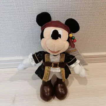 디즈니 리조트 미키 파이리츠 인형 배지 해적 키체인