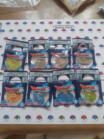 드래곤 퀘스트 몬스터 클리어 키체인 전 8종 컴프 세트 미개봉 새상품