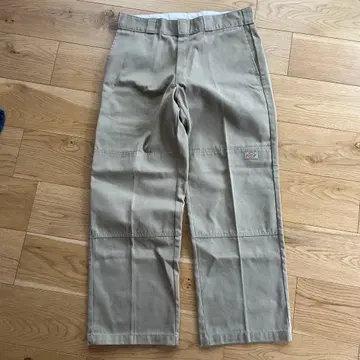 디키 더블니 루즈핏 베이지 팬츠 34x30