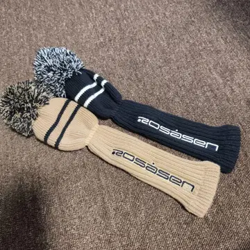 로사센 니트 헤드커버 폼폼 포함 2개 세트