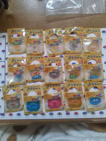 드래곤 퀘스트 몬스터 클리어 키체인 전 15종 컴프 세트 미개봉 새상품