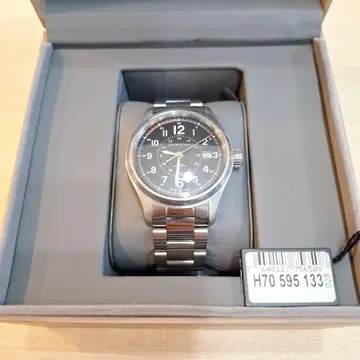 해밀턴 카키 필드 자동 와인딩 블랙