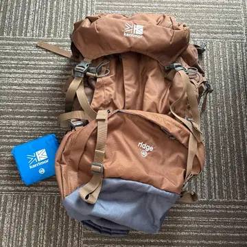 새상품급 karrimor ridge40 스몰 레인 커버 포함 브라운