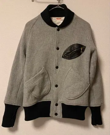 서니스포츠 VARSITY JACKET 그레이 S