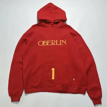 80s 러셀 USA제 풀오버 후드티 L 주홍색 넘버링 7620