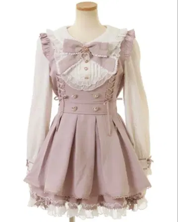 리즈리사 LIZLISA 프릴 요크 셋업