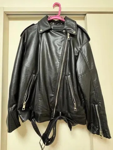 ZARA 블랙 라이더 자켓 M
