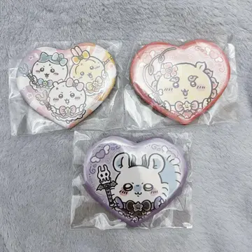 마법소녀 치이카와 하트 캔뱃지 세트