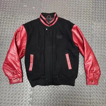 CANADA Sportswear 바시티 자켓 XL 천연 가죽 소매