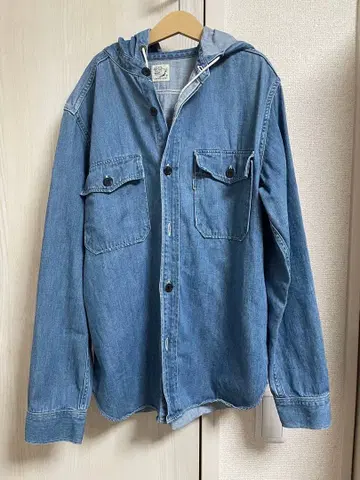 orslow 데님 셔츠 후디