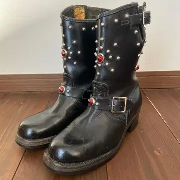 40s 50s 스터드 엔지니어 부츠 Gorilla 빈티지