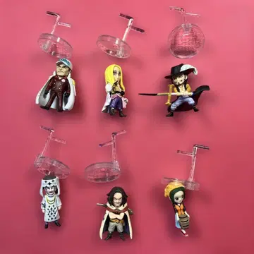 원피스 컬렉션 피규어 6체 세트 원피스 열매 받침대 포함