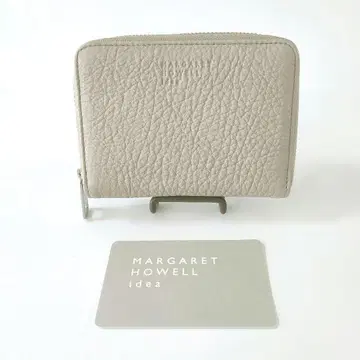 미사용 마가렛호웰 아이디어 코인 케이스 가죽 지갑 라이트 그레이