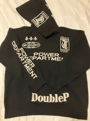 [ 새상품급 무료배송 ] tain double push 니트 후드티