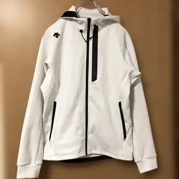 데상트 DESCENTE 윈드크로스 후데트 후드티 화이트 M