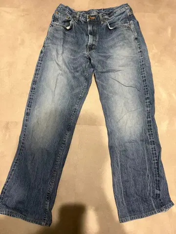 [레어 모델] EDWIN 505Z 적귀 데님 청바지