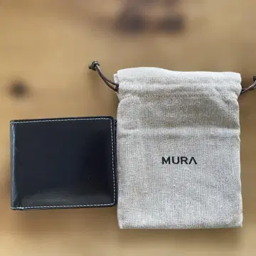 MURA 이단 접이식 지갑 블랙