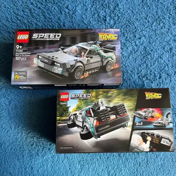 LEGO 스피드 챔피언 77256 BTTF 2개 세트
