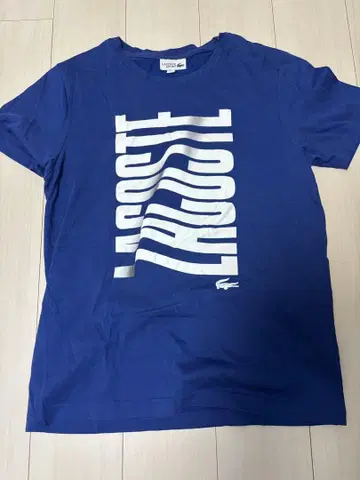 LACOSTE 스포츠 T셔츠 파랑 오렌지 3개 세트