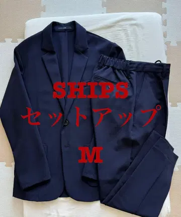 [ SHIPS ] 셋업 MEDIUM 네이비 남성용