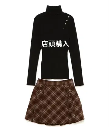 andmary Judy pleats set up 블랙 앤마리