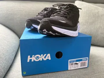 HOKA 호카 CLIFTON8 블랙 25.5cm 러닝화