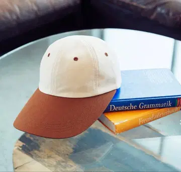 아이보리/브라운 캡 CA4LA x hikari shibata