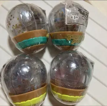 가챠 모여라 동물의 숲 캡슐 워터돔 4개 세트