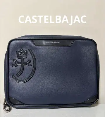 CASTELBAJAC 네이비 클러치백