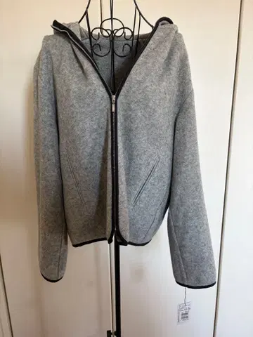 medoc original 그레이 후드 부착 블루종 야마다야