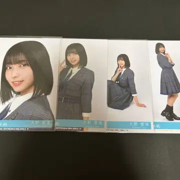 오노 마나미 히나타자카46 부탁 바흐! 봉입 브로마이드 4종 컴프