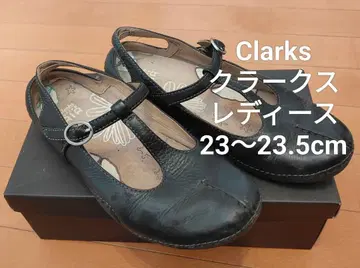 Clarks 블랙 플랫슈즈 23~23.5cm
