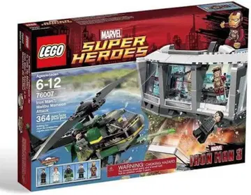 레고 76007 마블 슈퍼히어로즈 말리부 맨션 어택