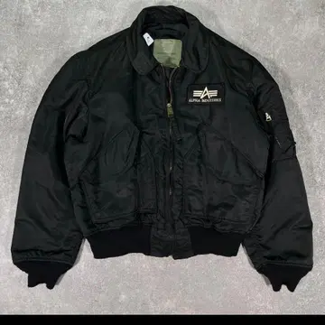 90s 알파 블랙 MA-1 플라이트 자켓 Msize