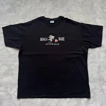 호주산 KOALA BARE 코알라 T셔츠 XL 블랙